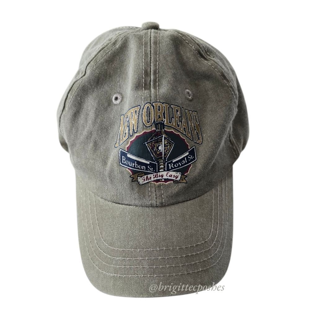 NEW ORLEANS Bourbon St. Royal St. Adult Unisex Ball Cap